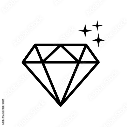 diamond - jewelry icon vector design template