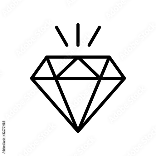 diamond - jewelry icon vector design template