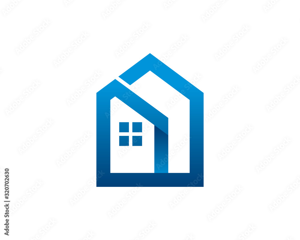 House logo template design, emblem, symbol or icon House logo template design, emblem, symbol or icon
