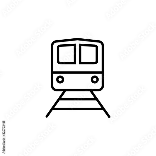 train icon vector for your web design, logo, UI. illustration