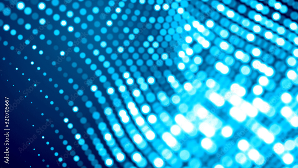 Dot white blue wave light screen gradient texture background. Abstract technology big data digital background. 3d rendering. Dot white blue wave light screen gradient texture background. Abstract technology big data digital background. 3d rendering.
