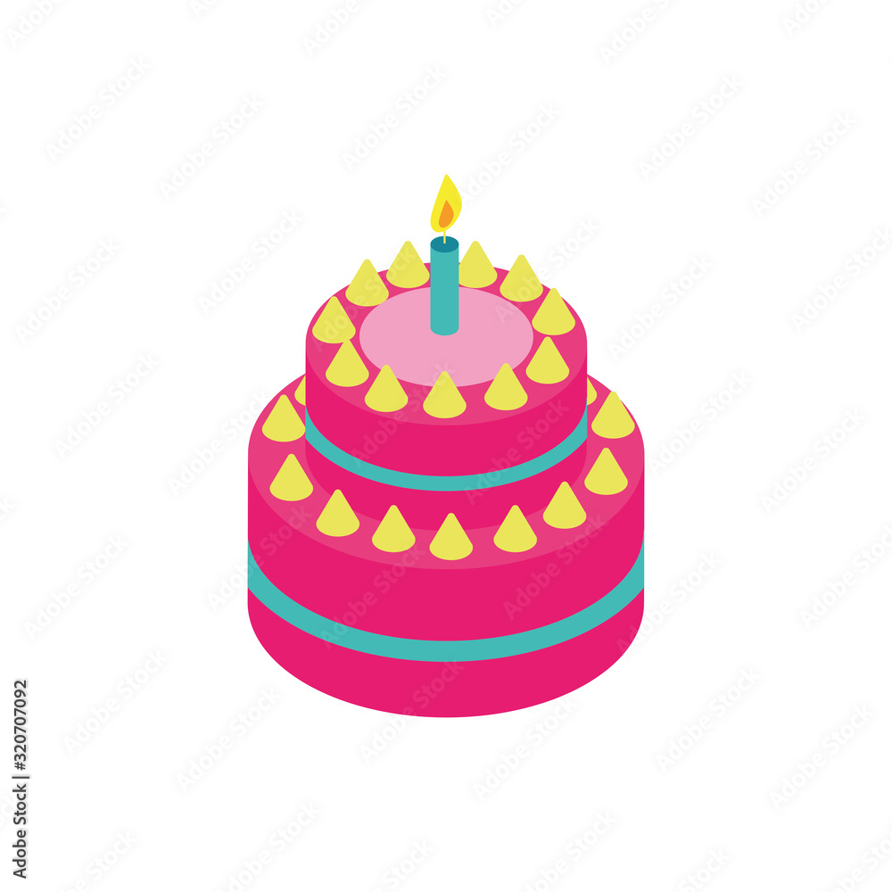 sweet cakebirthday with candles icon sweet cakebirthday with candles icon