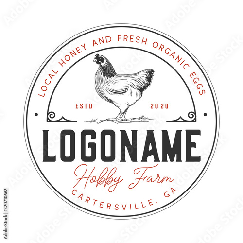 Chicken farms logo design