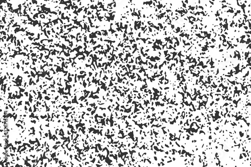  Black Grainy Texture Isolated On White Background. Dust Overlay. Dark Noise Granules. Digitally Generated Image. Vector Design Elements, Illustration, Eps 10.