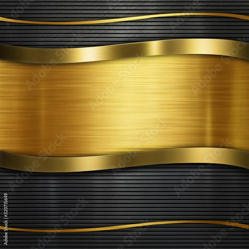 golden metal template