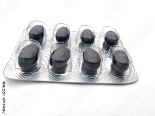 select focus of hard  capsule is antibiotic such as amoxycillin dicloxacillin that is dispens by pharmacist photo
