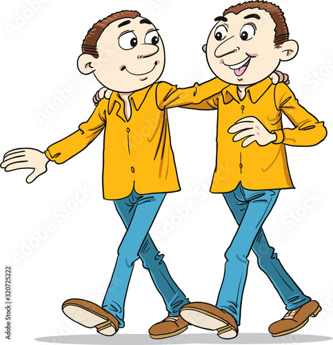 Brothers, twins