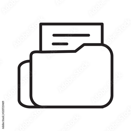 Folder icon vector