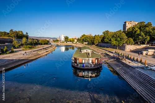 Panoramic View Of Nis And Nisava River In Serbia photo