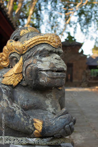 Statue at Balinese temple
