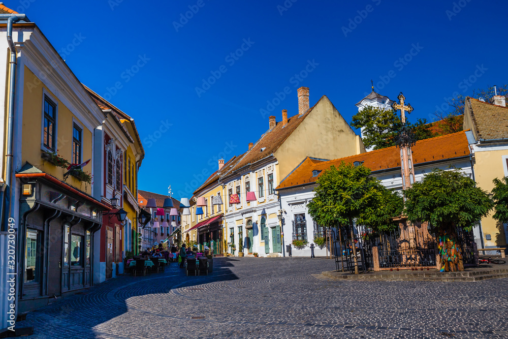 Main Square In Szentendre - Hungary, Europe