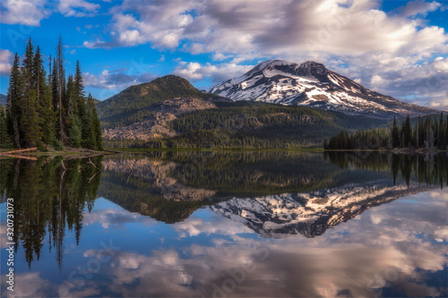 Reflections at Sparks Lake - Oregon © Riley Smith Photos
