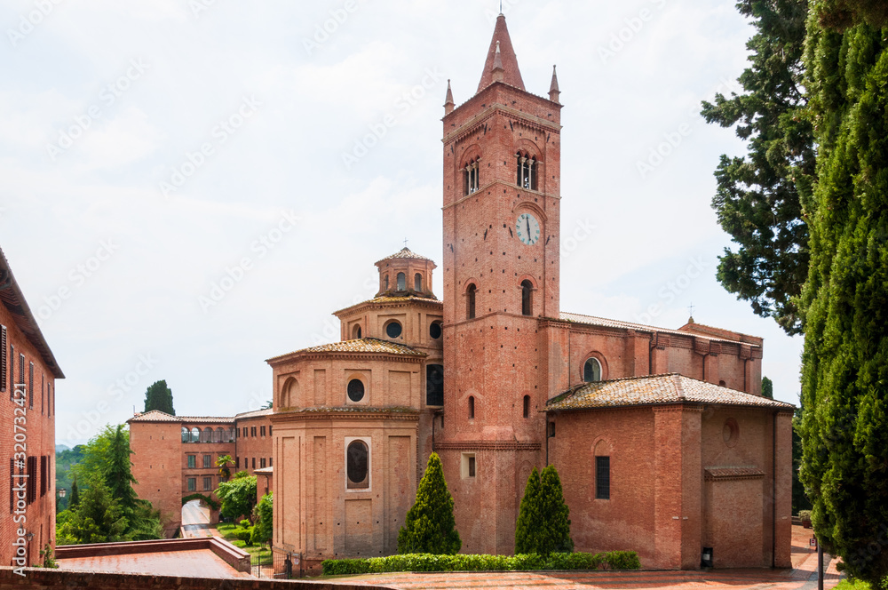 Klosterkirche Abazzia di Monte Oliveto Maggiore in der Toskana