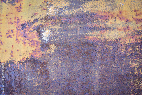 Surface of old rusty metal. Background for your design.