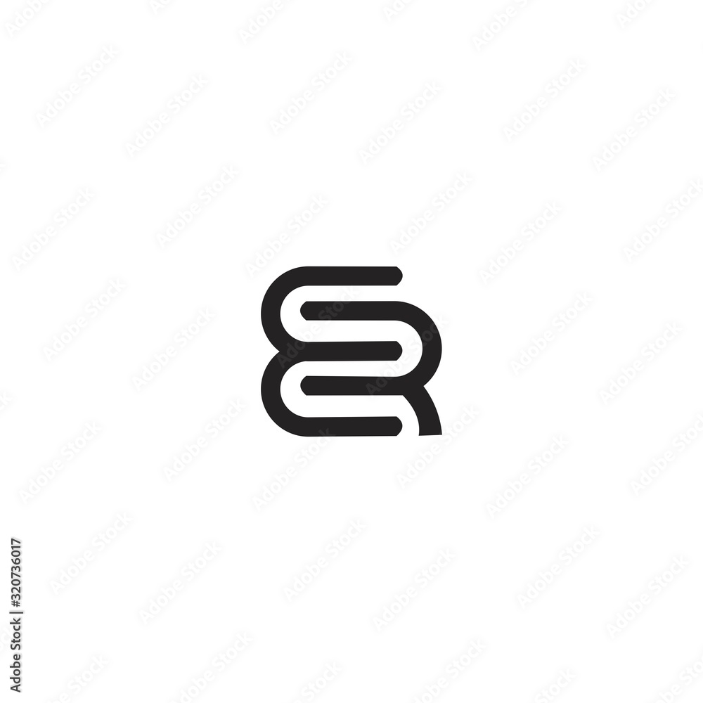 ER Letter Logo Design with Creative ER Letter Logo Design with Creative