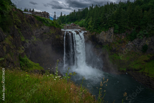 Powerful Snoqualmie Falls - Washington