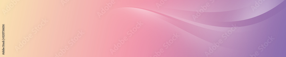 Beautiful blurred background with transparent, elegant glowing waves. Soft pastel shades of purple, pink and yellow. For web design, scrapbooking, crafts, cards, spa, business needs and more.