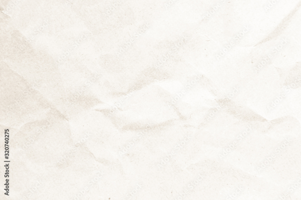 Fototapeta premium Cream color texture pattern abstract background can be use as wall paper screen cover page or for work sheet season paperwork or Christmas festival card backdrop and wrinkle have copy space for text.