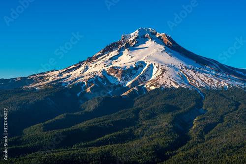 Mountain Peaks and Blue Skies - Mt Hood Oregon
