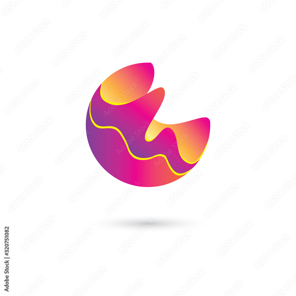 Obraz premium logo symbol abstract