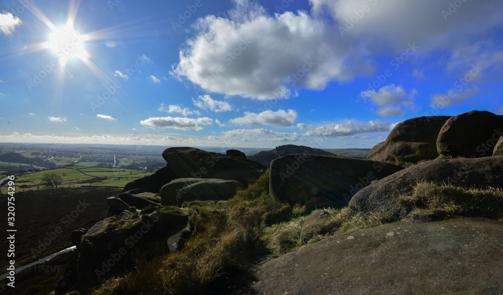 Rocky hillside Panorama