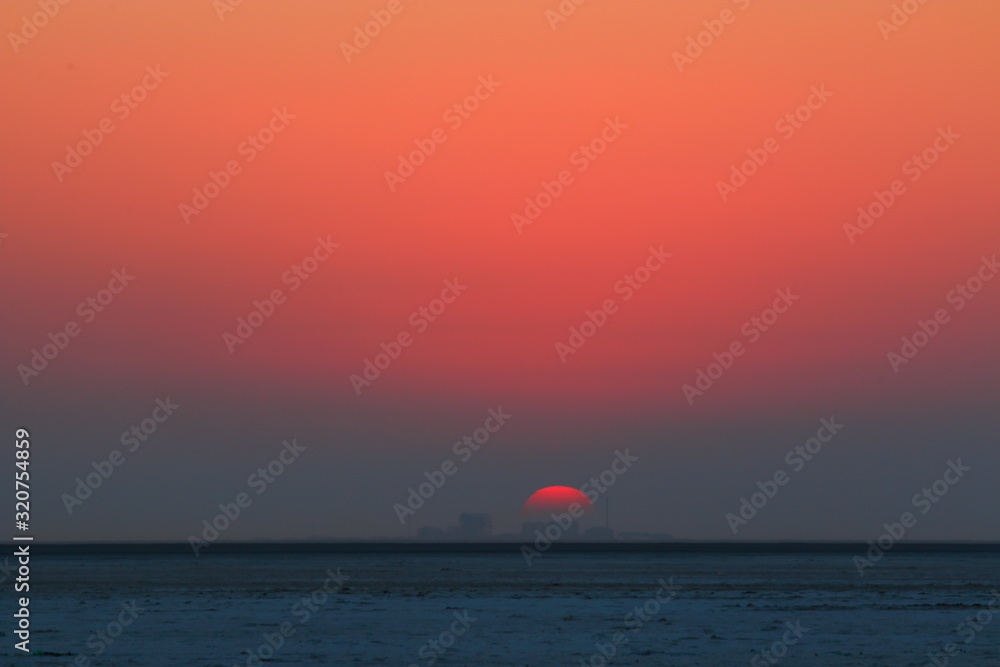 sunset at Rann of Kutch