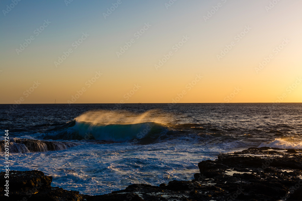 Beach Playa Paraiso costa Adeje in Tenerife at Canary Islands Beach Playa Paraiso costa Adeje in Tenerife at Canary Islands