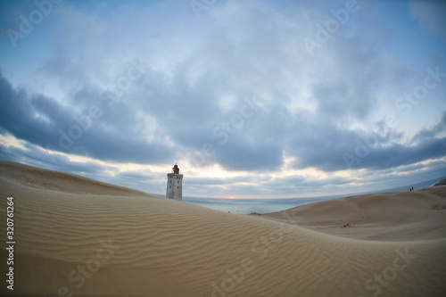 Lighthouse on beach