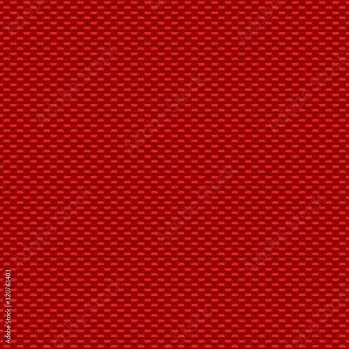 Seamless purl stitch knit red pattern. Handycraft background