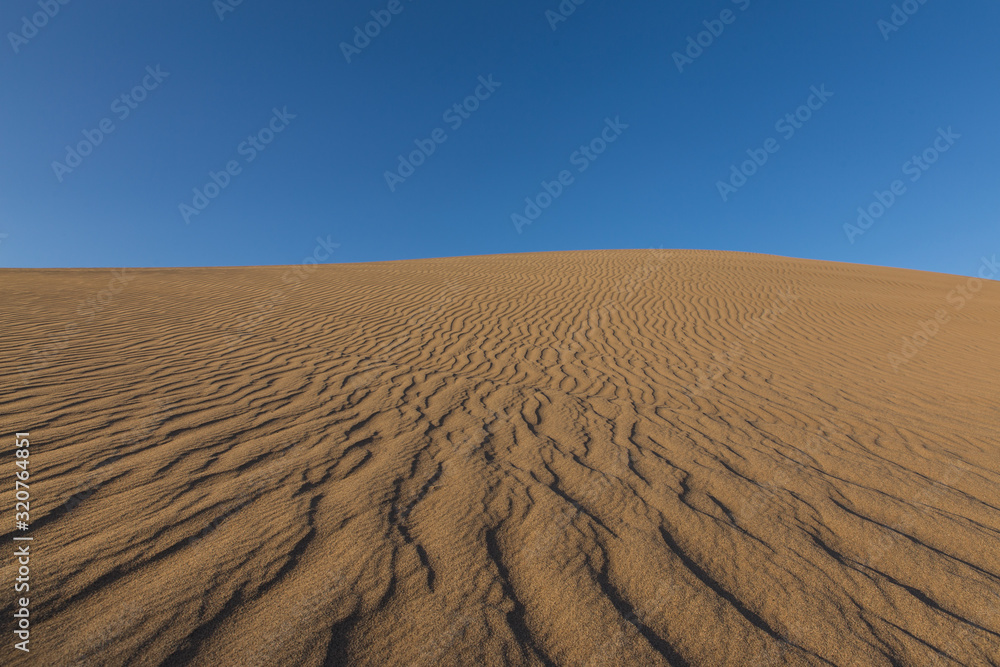 wind patterns in sand desert Bafgh in Yazd, Iran wind patterns in sand desert Bafgh in Yazd, Iran