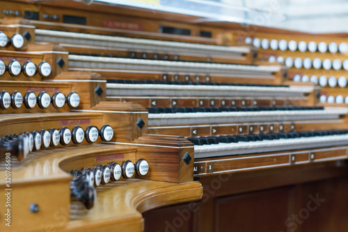 Wodden musical instrument organ