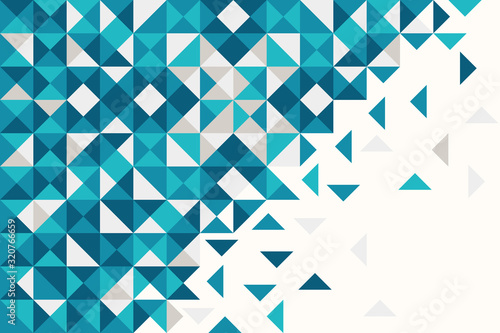 Triangle background, colourful mosaic backdrop. Geometric vector background.