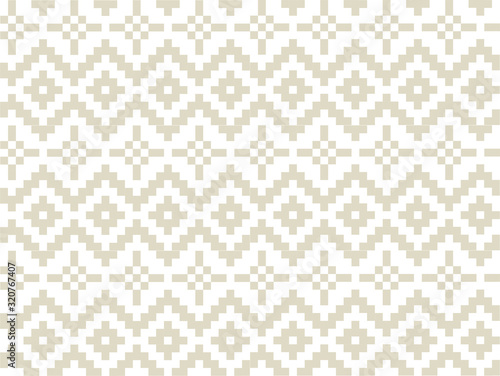 Christmas Snowflakes Fair Isle Seamless Pattern - This is a fair isle snowflake pattern suitable for website resources, graphics, print designs, fashion textiles, knitwear and etc.