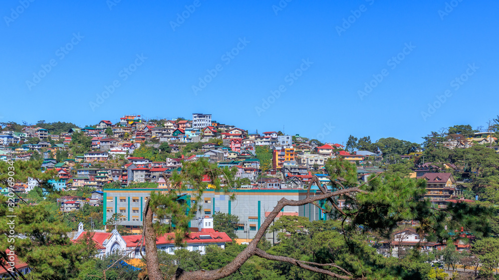 Fototapeta premium View of Baguio City, Philippines