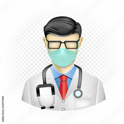 masked doctor template
