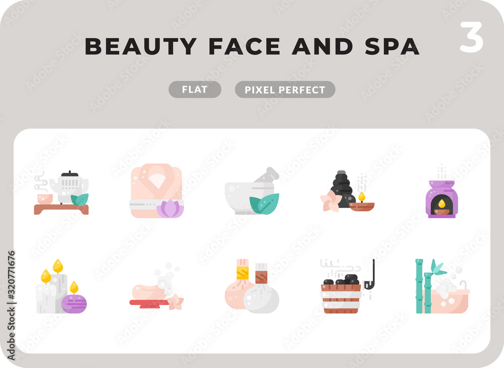 Beauty Face And Spa Flat Icons Pack for UI. Pixel perfect thin line vector icon set for web design and website application. Beauty Face And Spa Flat Icons Pack for UI. Pixel perfect thin line vector icon set for web design and website application.