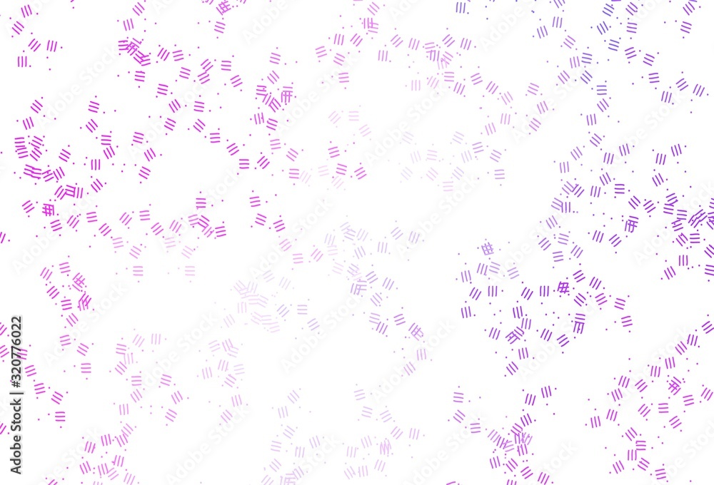 Light Purple, Pink vector background with straight lines, dots. Light Purple, Pink vector background with straight lines, dots.
