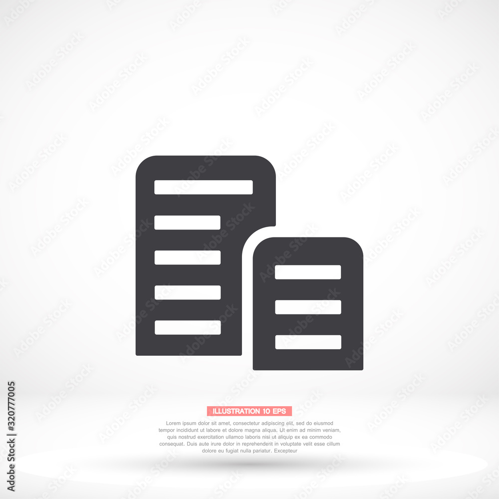 List vector icon , lorem ipsum Flat design List vector icon , lorem ipsum Flat design