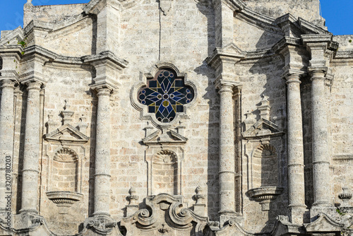 Facade of Cathedral of Havana, Cuba