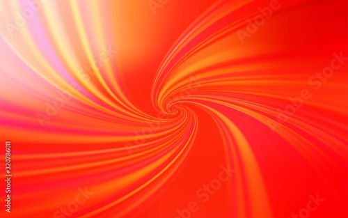 Light Orange vector pattern with curved lines. Shining colorful illustration in simple style. Abstract design for your web site.