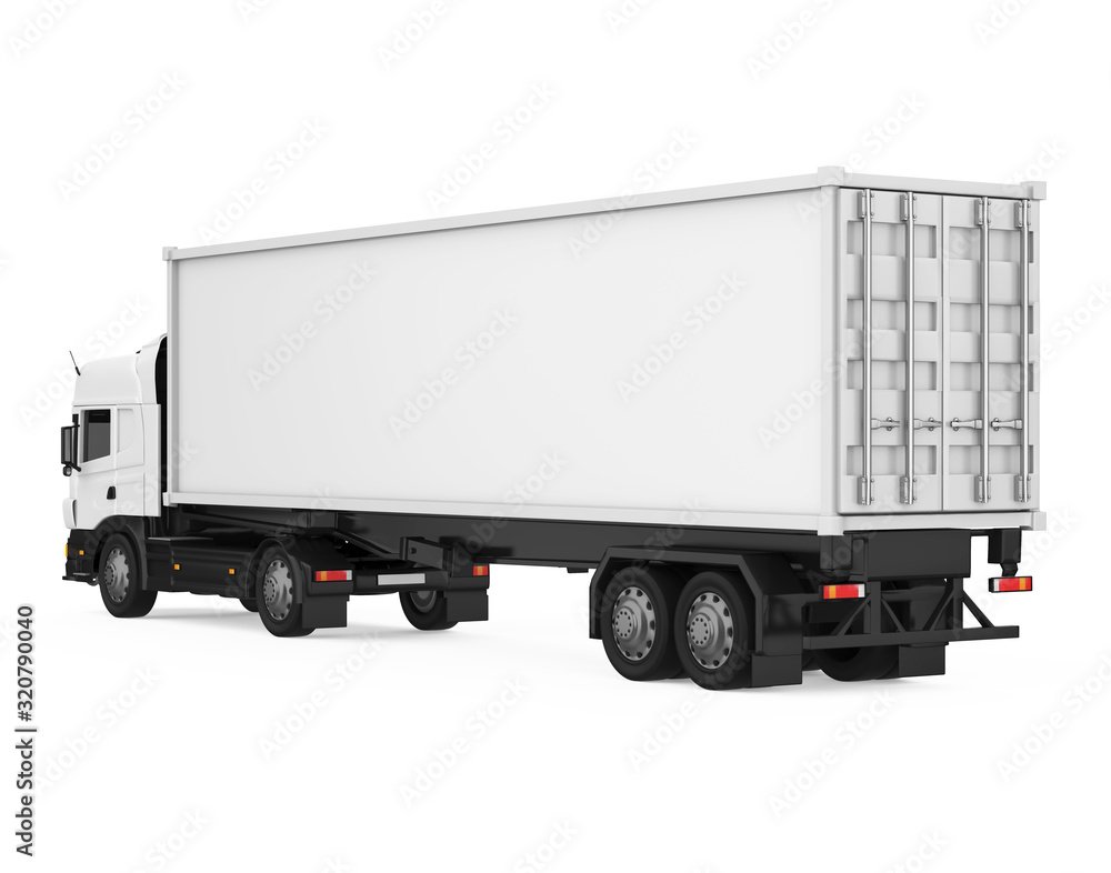 Container Truck Isolated