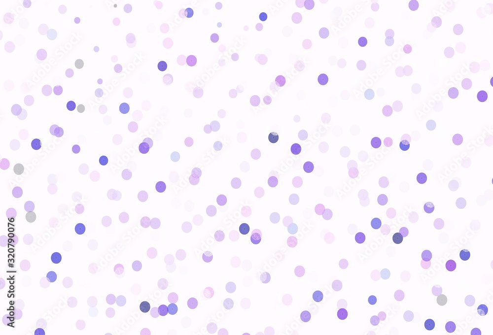 Light Purple, Pink vector layout with bright snowflakes. Light Purple, Pink vector layout with bright snowflakes.