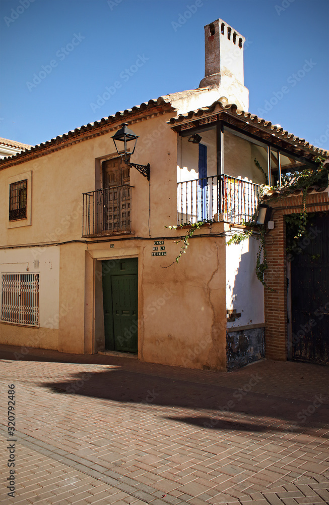  Building in a village in Spain, Europe