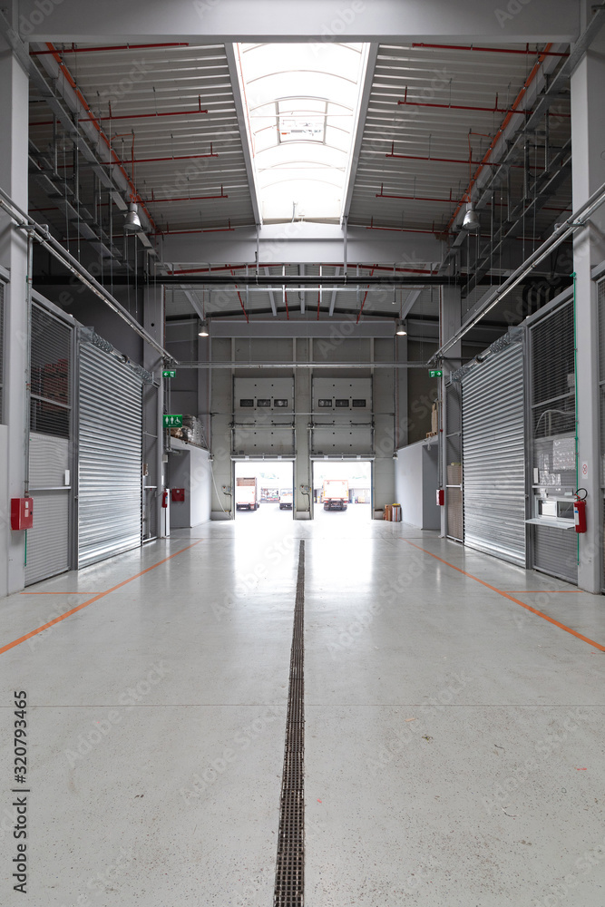 Obraz premium Skylight Window Distribution Warehouse