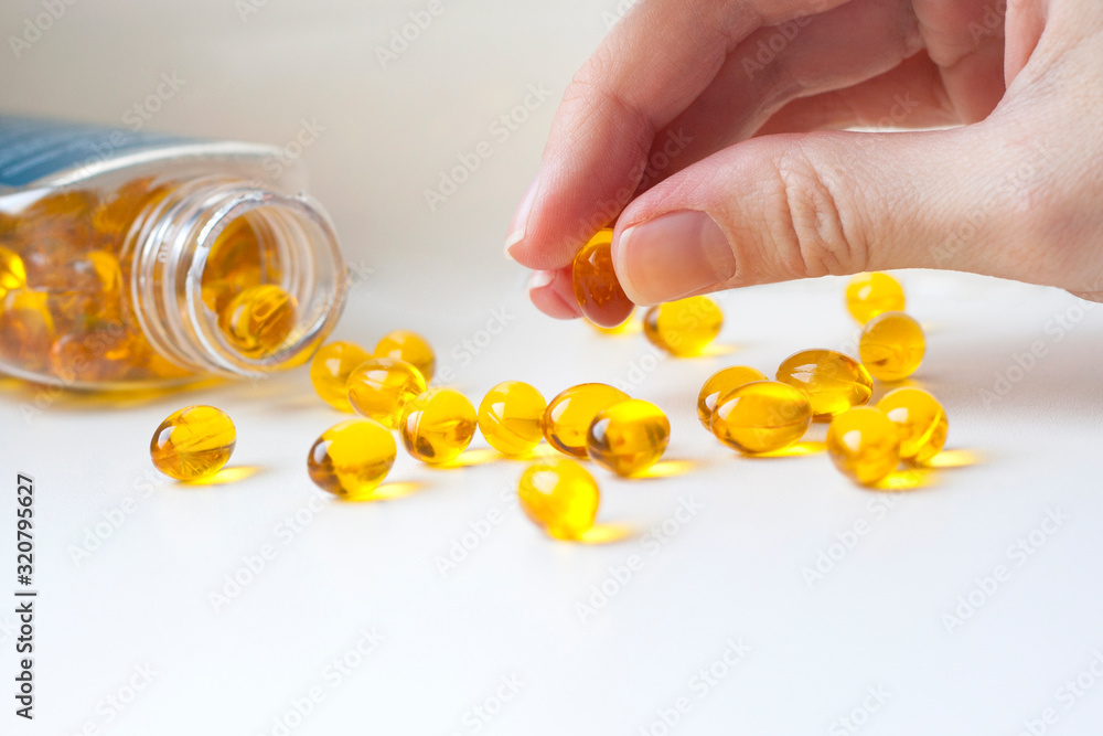 hand and omega-3 pills. virus protection hand and omega-3 pills. virus protection