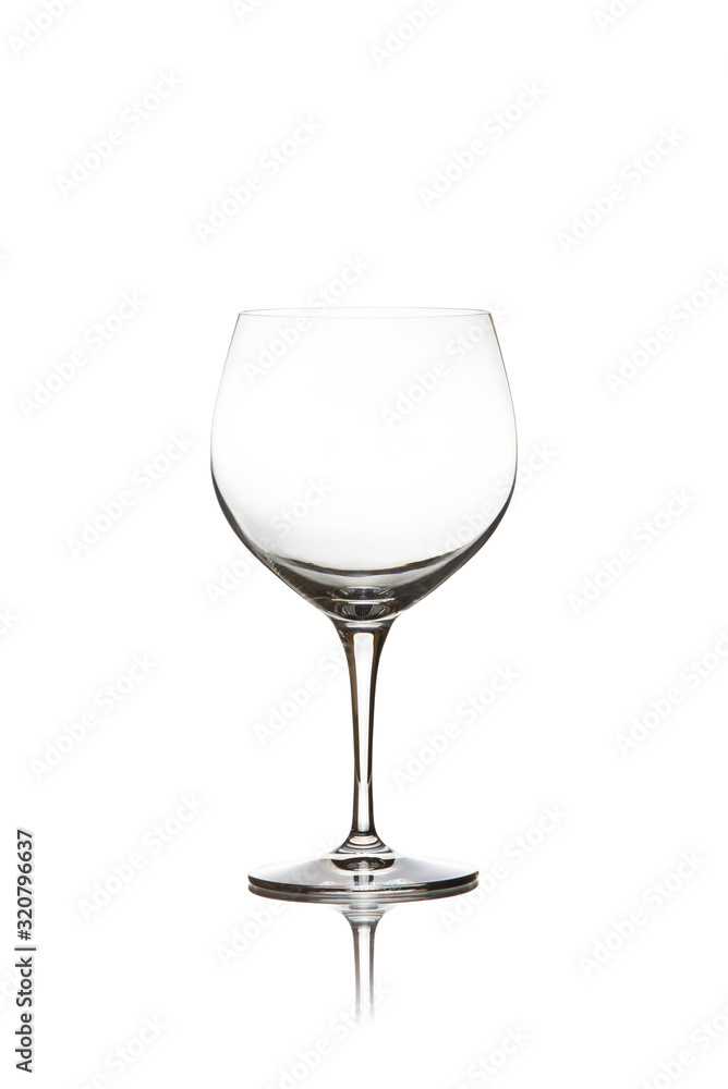 Leeres Weinglas