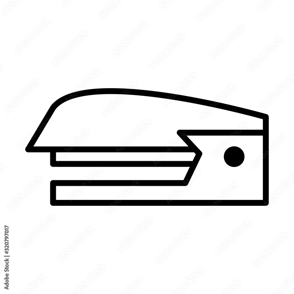 Stapler icon vector sign and symbol on trendy style
