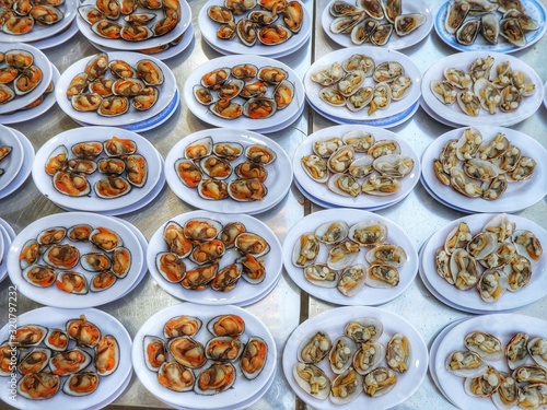 Seafood in traditional market in Vung Tau city, Vietnam