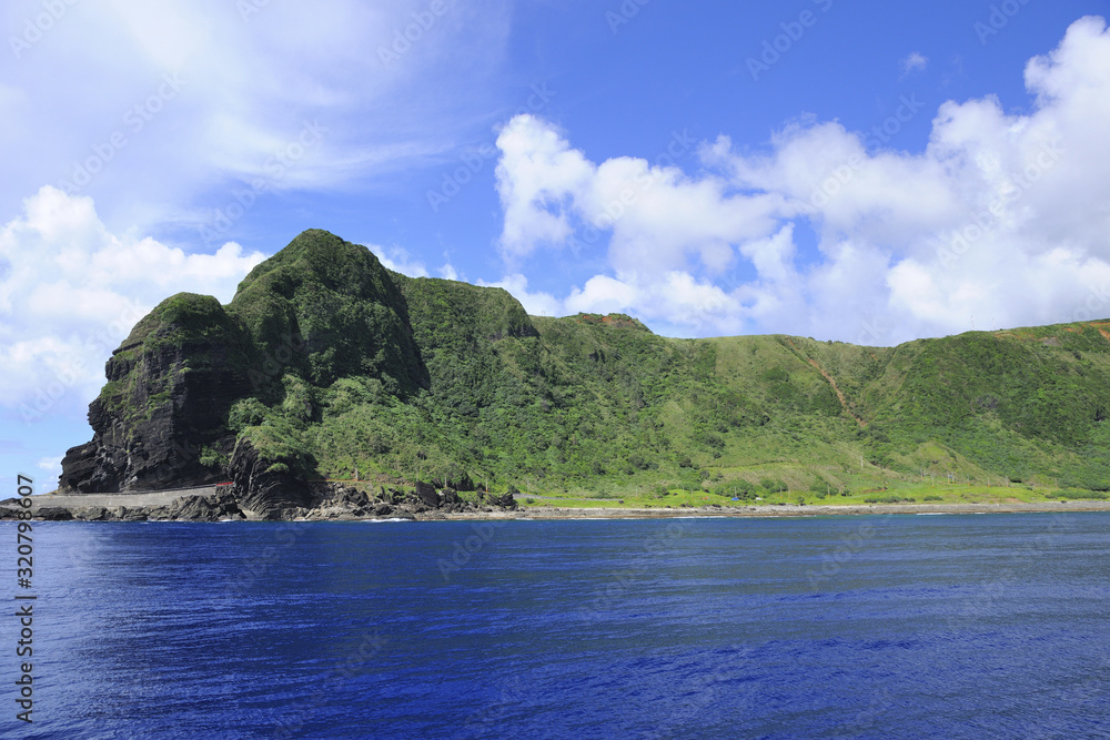 Side shot of Lanyu island