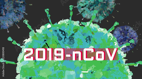 2019 novel coronavirus (2019-nCoV) pneumonia, pathogen, wuhan virus, banner size background